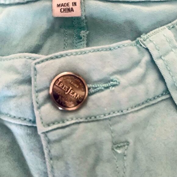 Iris Baby Blue Skinny Jeans Size 1 - Picture 2 of 7